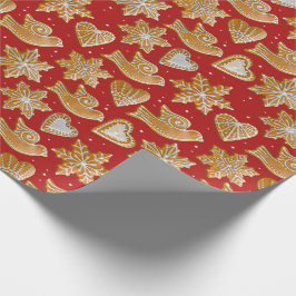 Papel De Presente Cookies de Natal | Gingerpão Medovniky