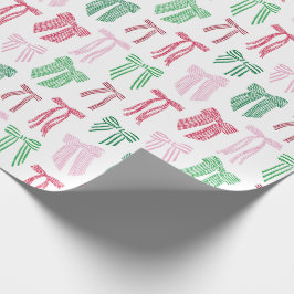 Papel De Presente Coquete de Arcos de Natal