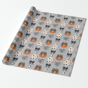 Papel De Presente Coquette Halloween Charm
