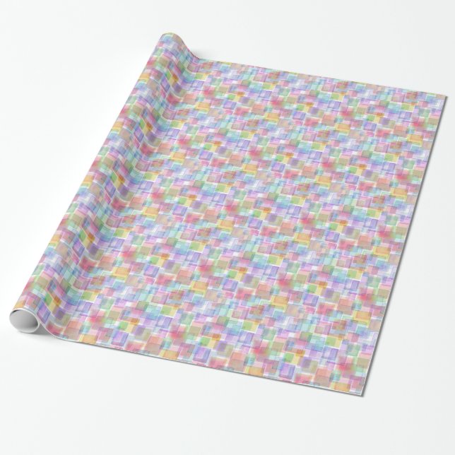 Papel De Presente Cor com brilho (Desenrolado)