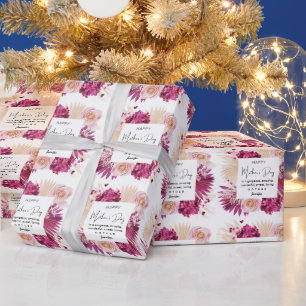 Papel De Presente Cor-de-rosa, Dia de as mães Feliz, Cor-de-Fundo Br