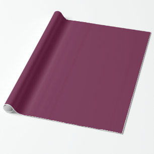 Papel De Presente Cor do Maroon Modishly Masterful