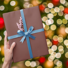 Papel De Presente Cor do Solido do Bole