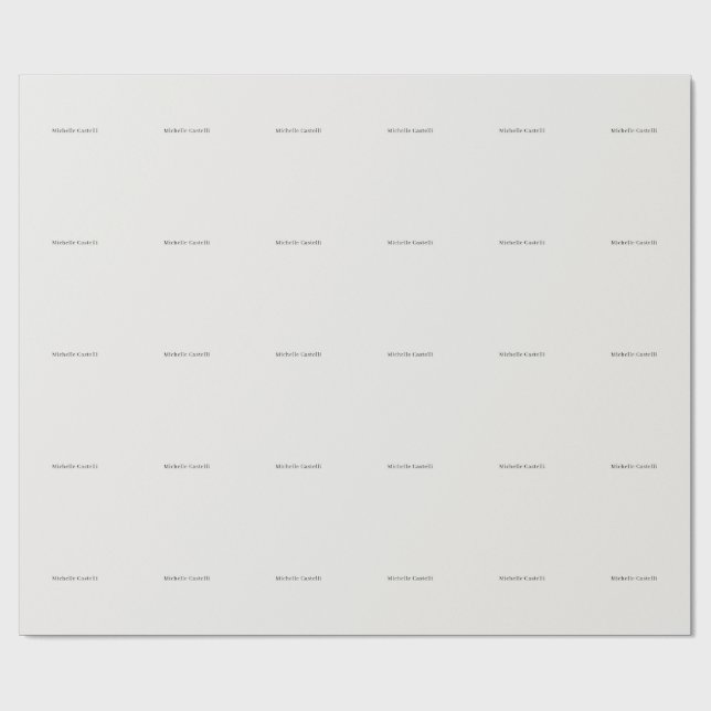 Papel De Presente Cor Profissional Pastel Clássico Simples Único (Aberto)