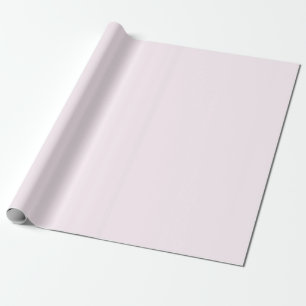 Papel De Presente Cor Sólida Branco Rosado Pálido Pastel