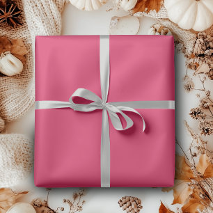 Papel De Presente Cor Sólida Cereja   Clássico   Elegante   Moderno