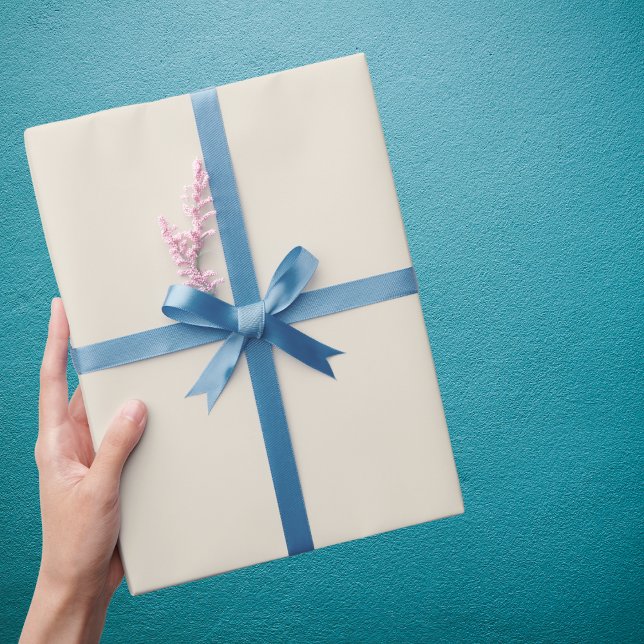 Papel De Presente Cor Sólida do Chocolate Branco (Criador carregado)