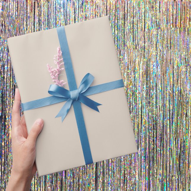 Papel De Presente Cor Sólida do Linn Natural (Criador carregado)