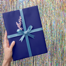 Papel De Presente Cor sólida do Marinho escuro