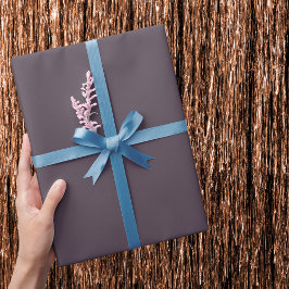 Papel De Presente Cor Sólida do Taupe Puro