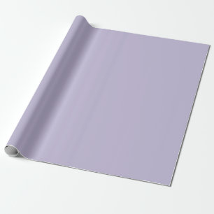 Papel De Presente Cor sólida lavanda empoeirada simples