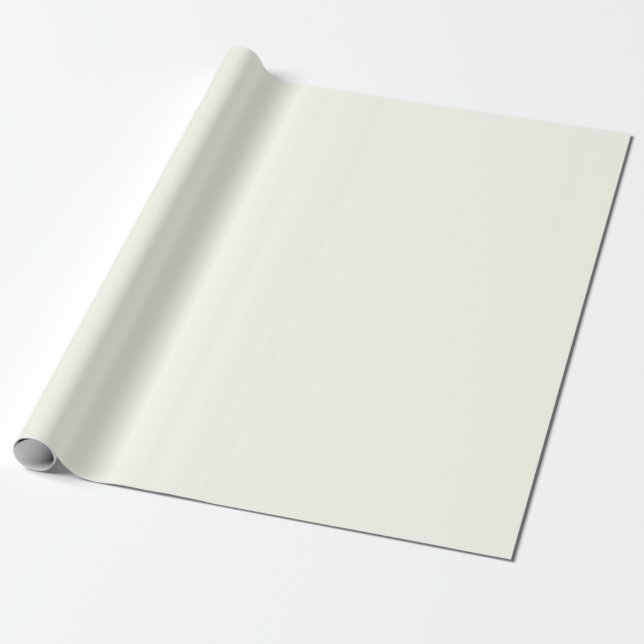 Papel De Presente Cor Sólida Marfim (Desenrolado)