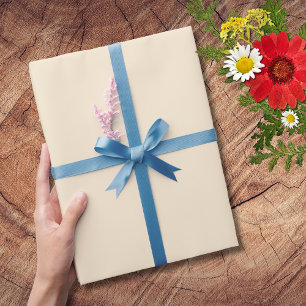 Papel De Presente Cor Sólida Metálica Champanhe   Clássico   Elegant