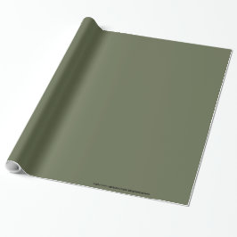 Papel De Presente Cor Sólida Sólida Sólida Elegante Verde Escuro