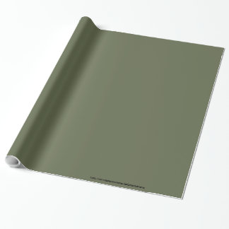 Papel De Presente Cor Sólida Sólida Sólida Elegante Verde Escuro