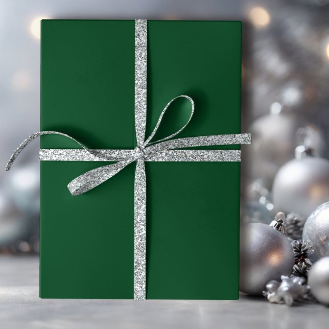 Papel De Presente Cor Sólida Verde (Criador carregado)