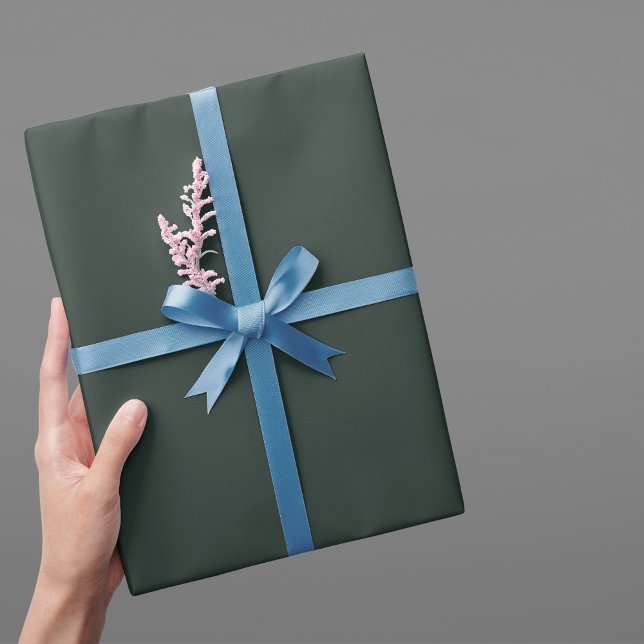 Papel De Presente Cor Sólida Verde Essex (Criador carregado)