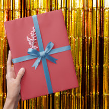 Cor Sólida Vermelha de Morango