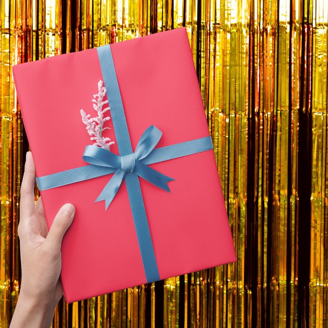 Papel De Presente Cor Sólido Vermelha Tonzada (Criador carregado)