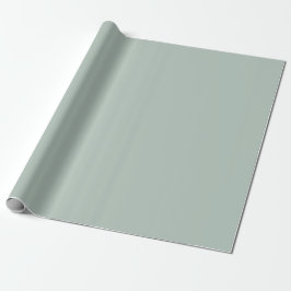 Papel De Presente Cor Verde Eucalipto Suave
