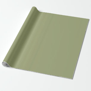Papel De Presente Cor Verde Musgo Suave