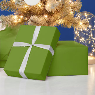 Papel De Presente Cor Verde Oliva Cor Sólida