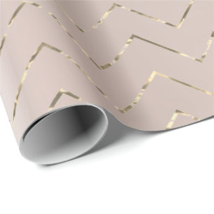 Papel De Presente Cora o rosa VIP mais foxier metálico Dourado