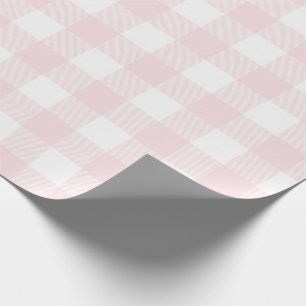 Papel De Presente Cora o teste padrão cor-de-rosa da verificação 