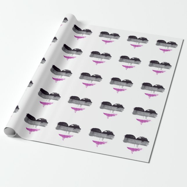 PAPEL DE PRESENTE CORAÇÃO ASSEXUAL - AMOR ASSEXUAL (Desenrolado)