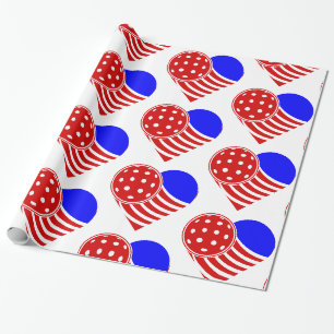 Papel De Presente coração de picleball
