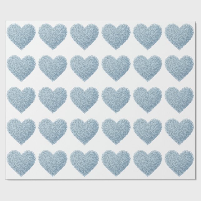 Papel De Presente Coração Grito Sprinkle | Baby Sprinkle (Aberto)