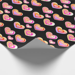 Papel De Presente Corações de amor