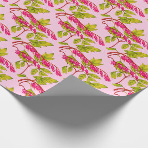 Papel De Presente corações sangrando flores impressão