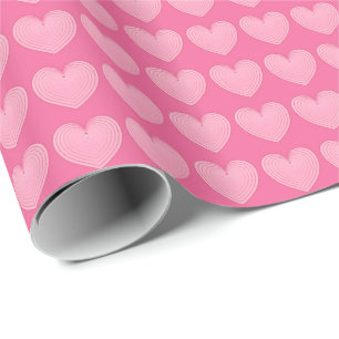 Papel De Presente Corais cor-de-rosa, fundo cor-de-rosa mais profund
