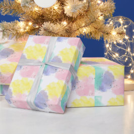 Papel De Presente Cores Adoráveis com um Toque Suave