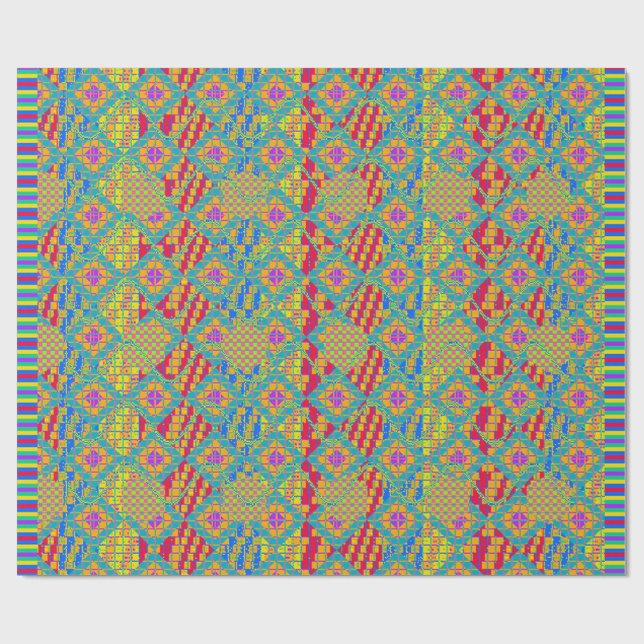 Papel De Presente Cores de Natal  (Aberto)