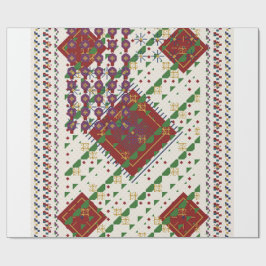 Papel De Presente Cores de Natal 