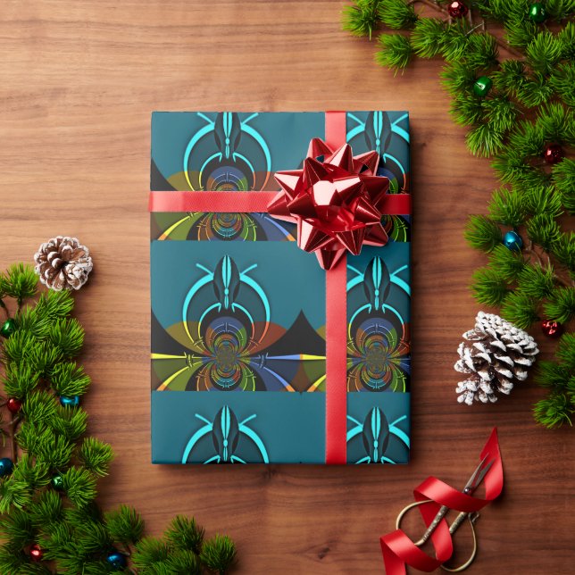 Papel De Presente Cores Maasai Hakuna Matata (Presente de Natal)