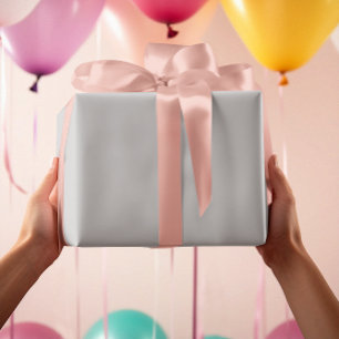 Papel De Presente Cores modernas - Papel simples para moldagem de Ci