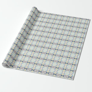 Papel De Presente Cores Pastel em Aquarela Salgada Sobre Branco Nuve