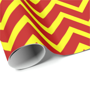 Papel De Presente Cores Primárias - CHEVRON 07-Gift Wrapping Paper