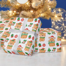 Corgi Cachorro Cachorro Papais noeis Festivos Feli