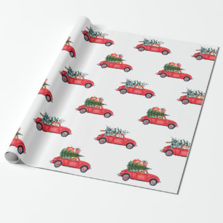 Papel De Presente Corgis voltando para casa para o Natal - padrão 1