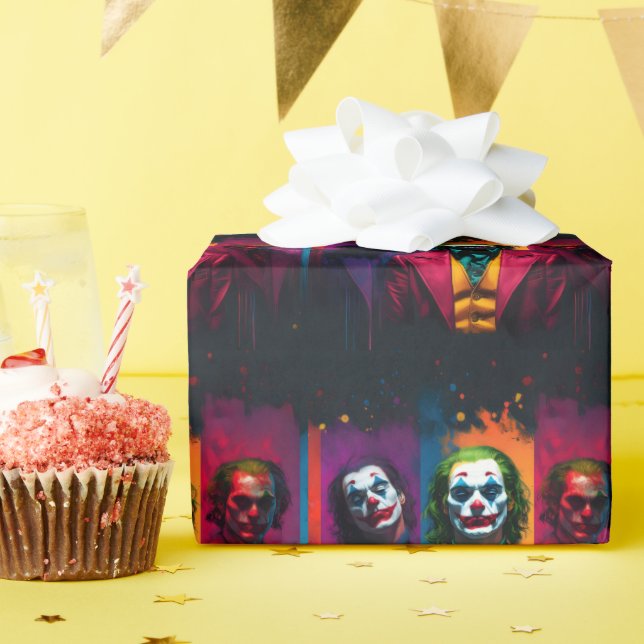 Papel De Presente Coringa (Festa de aniversário)