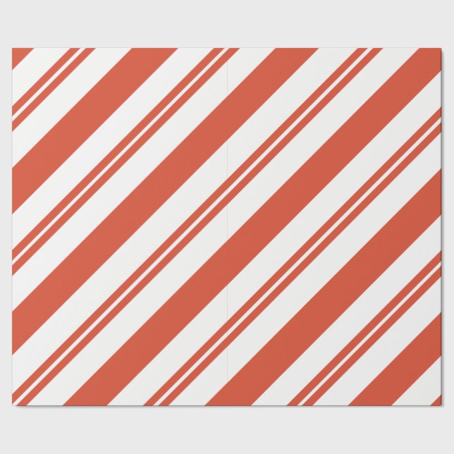 Papel De Presente Coro de Cana de Açúcar - Grande Faixa Diagonal (Barra)