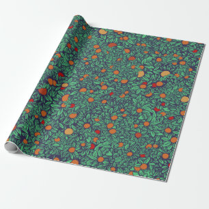 Papel De Presente Coroa de árvores de jardim de fruta rica - colheit