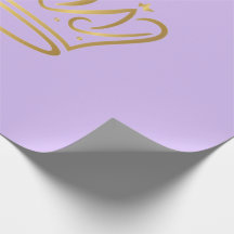 coroa dourada sofisticada presente roxo iconizado 