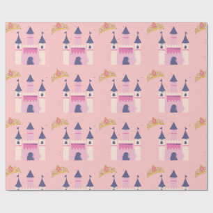 Papel De Presente Coroa e Castelo da Princesa
