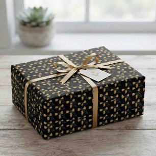 Papel De Presente Coroa Floral Vintage Boho Botânica