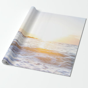 Papel De Presente Corpo de água sob o pôr do sol